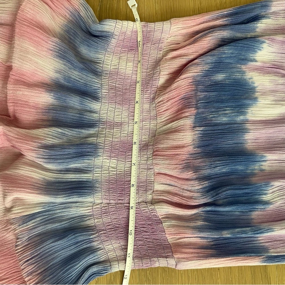 Becca Swim Cover Up Free Bird Strapless Tie Dye Beach Coverup Lake Beachy Pink - Picture 14 of 15